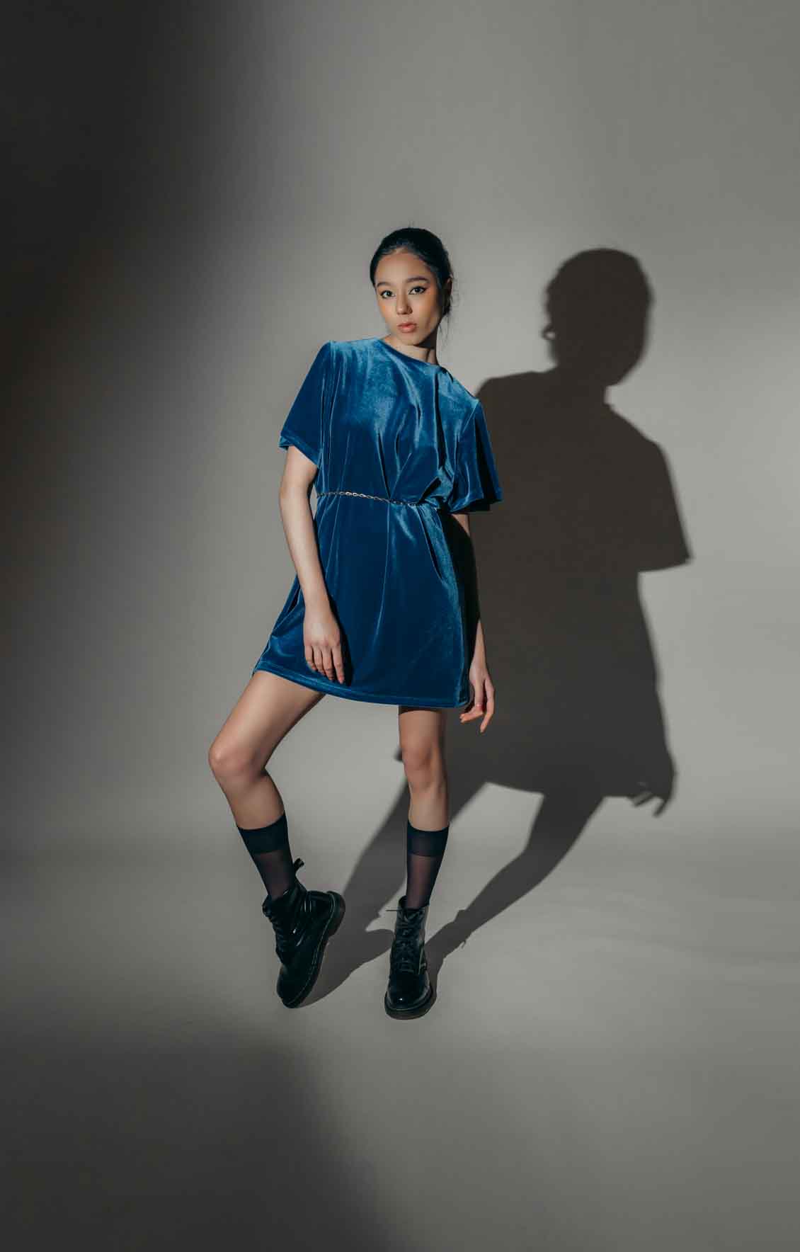 Camiseta Vestido Terciopelo | Lia Padilla