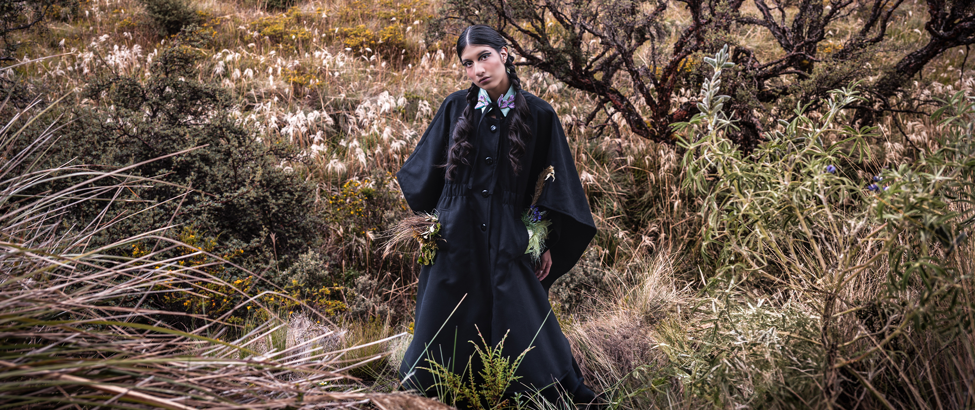 Microflorecer Abrigos Poncho Oma